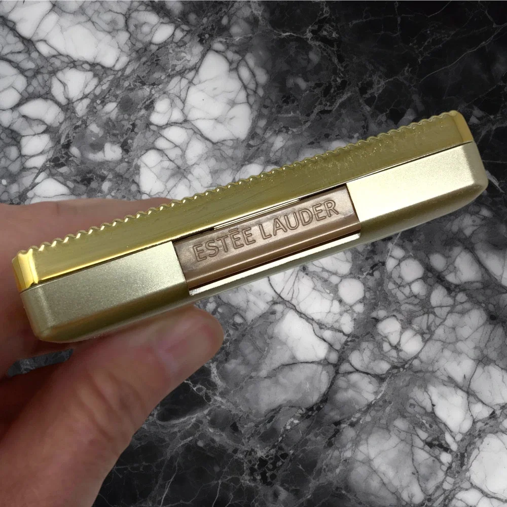 NEW Vintage 1990's Estee Lauder Unused Eyeshadow Blush Palette Gold Compact GWP